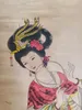 Scroll Resimleri Diao Chan Çin antik çağındaki dört güzellikten biri