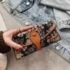 Portefeuilles Portefeuille femme minimaliste mince en cuir Pu lettre mode femme multi-carte embrayage pratique porte-monnaie carte sac argent