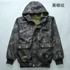 Men's Tracksuits Autumn And Winter Outdoor Tactics Hunting Camouflage Pants Top Hooded Suits Thick Work Clothes Men