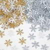 Weihnachtsdekorationen 270 Teile/los Mini Schneeflocke Konfetti Eis Pailletten DIY Hochzeit Wurf Home Party Dekor Telefon Fall Geschenke Zubehör Versorgung