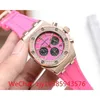 Luksusowe męskie zegarek mechaniczny I importowany ruch VK Luminous 37 mm Ladies Swiss ES WristWatch