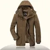 Hommes Vestes D'hiver Militaire Veste Hommes Casual Épais Chaud Coton Rembourré Parkas Manteaux À Capuche Plus La Taille 6XL Coupe-Vent Hombre Pardessus 220905