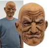 Halloween festival party supplies Mask Scary full facer Masks scream Costume terror old men women masks cosplay rubber headwear prop for adults kids