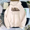 Męskie bluzy bluzy męskie bluzy męskie męskie leniwe szop pracz wydrukowanie w połowie gniewne zmęczone streetwear pullover męski jesień i zimowa bluza z kapturem Z230727