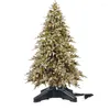 Juldekorationer EU Plug 40/50 cm Tree Electric Rotating Bas Stand Xmas Bottom Support Holder Decoration Parts