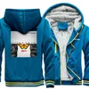 Felpe con cappuccio da uomo Farfalla gialla Hip Hop Maschio Harajuku Streetwear Cappotto spesso da uomo Caldo Giacca con cerniera casual Inverno con cappuccio