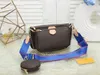 2022 Kobiety luksusowe projektanci torby damskie torba crossbody oryginalne torebki torebki Lady Tote Torebka Trzy elementy