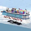 Blocchi blocchi Zhegao MOC QL1807 Navigazione Creative Luxury Cruise Liner Modello di ampia nave 2446pcs Blocchi da costruzione Set di giochi per giocattoli in mattoni T220901