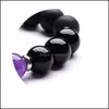 Brins Perlés 10Pc / Set 8Mm Noir Onyx Améthyste Perles Antique Énergie Yoga Perle Tissage À La Main Dstring Bracelet Pour Cadeau W Dhseller2010 Dh3Ko