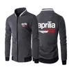 Men's Hoodies Spring Autumn Brand Men's Aprilia Logo Sweatshirts Hoody For Men Long-Sleeved Male Tops Harajuku Style Coat N