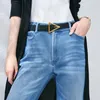 Belts Jeans For Women Gold Triangle Pin Buckle Belt Knot Thin Soft Solid Pu Leather Black Casual Waist Strape Coat