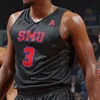 Wskt porte un maillot de basket-ball personnalisé SMU Mustangs Ncaa College Kendric Davis Marcus Emmanuel Bandoumel Michael Weathers Jahmar Young Jr. Isiah Jas