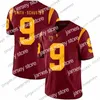 Futebol americano de futebol universitário usada personaliza USC Trojans 2020 NCAA futebol masculino Juventude 9 JuJu Smith-Schuster Slovis Pittman Simpon Seau Bush Maleepeai 150th Red White Jer