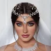 Headbands Wedding Bridal Crystal Headband For Woman Rhinestone Hair Comb Headdress Headpiece Bride Drop Delivery 2022 Bdesybag Ameym