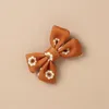 Akcesoria do włosów dla niemowląt Piękne łuki barrette dla dziewcząt Dziewczęce Vintage Hairpin Ins Kids Hair Clips Party Hairgirps 20220906 E3