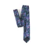 Bow Ties Linbaiway 6cm Kravat Erkekler İçin Kravat Gelinlik Polyester Jacquard Dar Floral Sıradan İnce Cravate Özel Logo