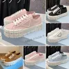 Designer Sneakers Gabardine Nylon Casual Shoes Brand Wheel Trainers Luxury Canvas Sneaker Fashion Platform Solid H￶jd Shoe Z5