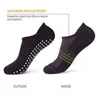 Chaussettes athlétiques femmes anti-dérapant Pilates Ballet danse bonne adhérence gymnase Fitness sport coton L220905