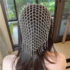 Haarspangen Mode Kristall Netz Quaste Kette Luxus Strass Braut Kopfschmuck Charme Damen Freizeit Haarband Zubehör