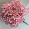 Faux kwiatowa zieleń 5 głów Hortensia Hotel Wedding Flower Pieczek dekoracyjny wielokolorowy hortensia fałszywy bukiet kwiat J220906