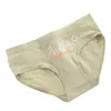 Külot Teenage Panties Floral Baskılı Damgarlar Genç Kız Kılavuzları Konforlu Pamuk Grenn Kids iç çamaşırı 20220906 E3