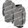 Utomhusjackor Hoodies Herrarna NCAA Alabama Crimson Tide 2019 Sideline Långärmad huvtröja Performance Top Heather Grey Red Siz237p