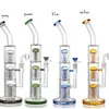 13inchs Recycler Oil Rigs Hookahs Heady Glass Water Bongs Smoking Accessory Bubbler Smoke Water pipes With 14mm Joint