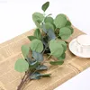 Faux Floral Greenery Natural Confined Eucalyptus Leaves Bouquet Eternal Posted Dried Apples Wedding Home Decoration Photography Props J220906