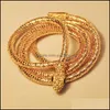 Charms indiska nyaste hiphopb￤ltes charmkomponenter Snake midje kedja guld sier f￤rg metall bisuteria f￶r kvinnor flickor parti j yydhome dh2zs