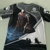 Мужские футболки ретро-самураи рисунок рыцарей-тамплиеры Templar 3D-печатные футболки мужской уличная одежда свободная весенняя осень длинного рукава негабаритная футболка 5xl 220906
