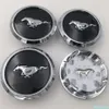 4 Stcs Lot 68mm für Mustang OEM Wheel Rim Center Cap Black Chrom Edge Running Horse 5W1J1A096BA277K9097058