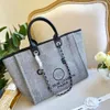 Borse da donna classiche di lusso Lettera CC Totes Borse da sera CH Marca Tela Borsa da spiaggia da donna ricamata Stilista Grande zaino femminile Piccola mini borsa