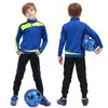 Ensembles de course Survêtement de football personnalisé Formation Garçon Jogging Costumes Club de football en gros Hiver Vestes pour enfants