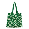 Cosmetic Bags Elegant Handbag Large Tote Bag Shoulder Flower Knitted For Daily Work