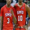 Wskt porte un maillot de basket-ball personnalisé SMU Mustangs Ncaa College Kendric Davis Marcus Emmanuel Bandoumel Michael Weathers Jahmar Young Jr. Isiah Jas