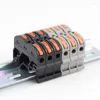 Acessórios de iluminação PCT-211 Din Rail Conexão rápida Terminal Press Wire Splicing Connector