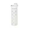 Garrafas de ￡gua 21 on￧as de silicone isolada garrafa de vidro de vidro esportivo de ioga Dripida de ￡gua com mangas anti -slip silicone