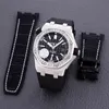 Serie Fine Steel Case Octagonal Tough Guy Luxury Diamond Ring Mens Mechanical Watch