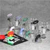 Hookahs Glass Bong Micro Kit Nectar Mini Hookahs With Titanium Nail Ash Catcher Oil Rig Dab Straw Water Pipe Silicone vaxbehållare