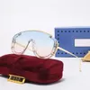2022 Novos óculos de sol unissex Shield Man Woman Unissex Fashion Glasses Retro Pilot Design 1652 UV400 7 cor Opcional Top Quality Womens vêm com pacote