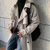 Männer Trenchcoats Marke Männer Herbst Graben Koreanische Mode Kleidung Mantel Männlich Lange Harajuku Windjacke Streetwear Oberbekleidung Kleidung Für Männer 220906