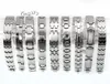 Pulseiras de link yingwu cor de prata de luxo pulseira de aço inoxidável 200 mm de pulseira de pulseiras de pulseiras para ele