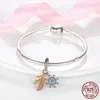 925 Silver Charm Beads Dangle Horseshoe Clover Hamsa Hand Bead Fit Pandora Charms Bracelet Diy Jewelry Association