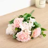 Faux Floral Greenery New Artificial Hydrangea Flowers Home Wedding Decoration High Quality Bride Company Bouquet Fake Flower Accessories Spring J220906