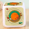 Desk Table Clocks Kids Alarm Clock Abstract Geometric Retro Colourf Digital With Thermometer Function 7Color Night Light For Mjbag Amsgx