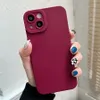 Candy Color Cover Case Case na iPhone 15 Pro Max 14 Plus 13 mini 12 11 Lens Ochrona kamery silikonowe gumowe zbroję matowe