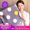Carpets Electric Heated Pads Soft Flannel Winter Heating Warming Blanket Carpet Sofa Bed Blankets Home Office 45x45cm 220V