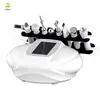 8 I 1 Microdermabrasion Högfrekvens Ansiktsmassage Syre Ansiktsdjup Rengöringsmaskin/Ultrasonic Skin Scrubber RF Beauty Equipment