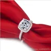 미국 GIA 인증서 소나 다이아몬드 드릴 3 세대 IJ 컬러 3 캐럿 플래티넘 -도금 스털링 실버 여성 결혼식 또는 약혼 321U