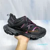 Дизайнерские повседневные туфли для папы Triple S 3.0 Sneaker Sneaker Black Pink Royal Grey3